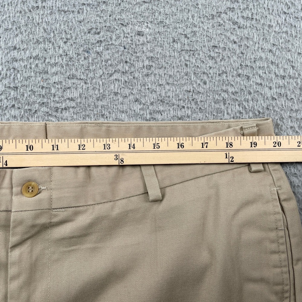 Bills Khakis Pants Mens 40x33 Tan Beige Cotton Twill Straight Leg USA Flat - Picture 7 of 10